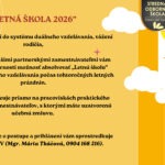 Letná škola 2026