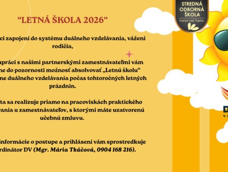 Letná škola 2026