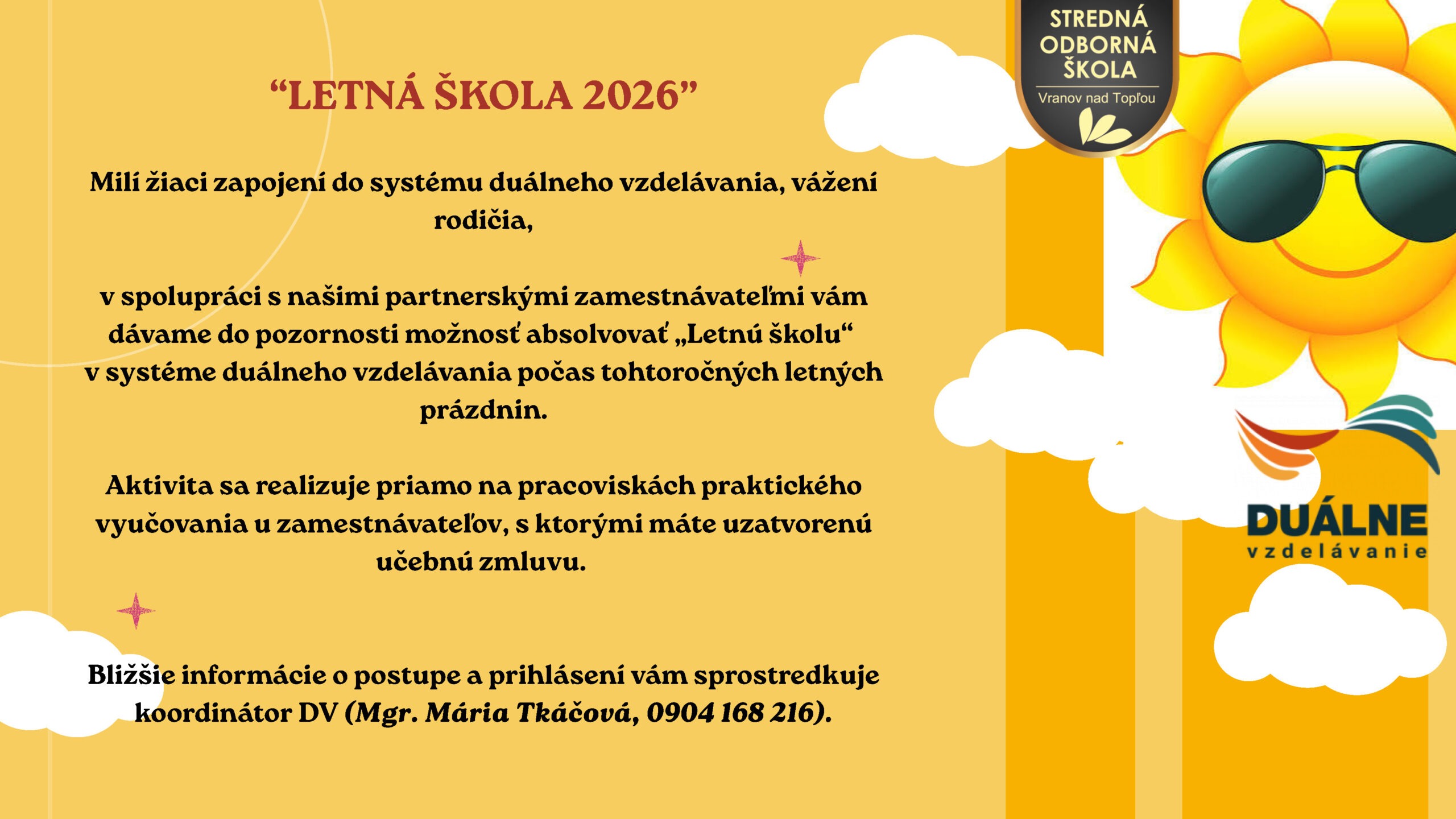 Letná škola 2026
